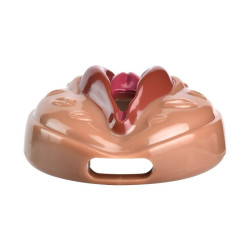 CockLock Cage de Chasteté Sissy Kiss 3.5 x 3.8cm Marron